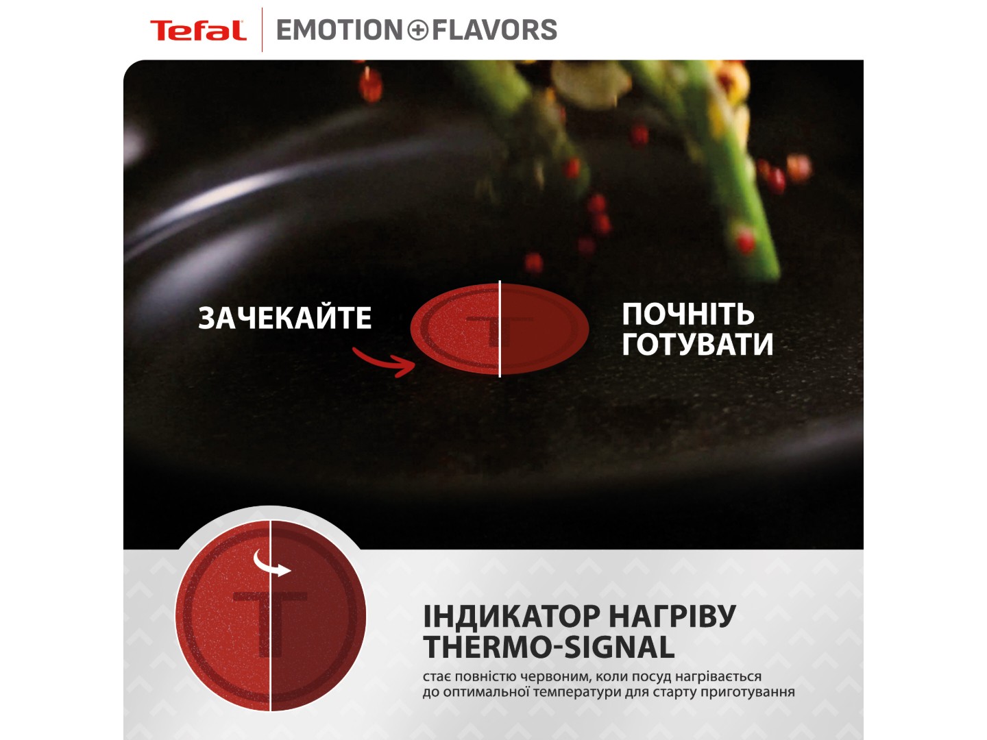 Сковорода універсальна Tefal G7600645 Emotion+ Flavors 28 см — фото 10